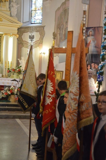 Symbole ŚDM w Ostrowcu Świętokrzyskim 