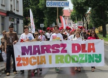 Tak było przed rokiem na marszu w Oświęcimiu