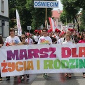 Tak było przed rokiem na marszu w Oświęcimiu