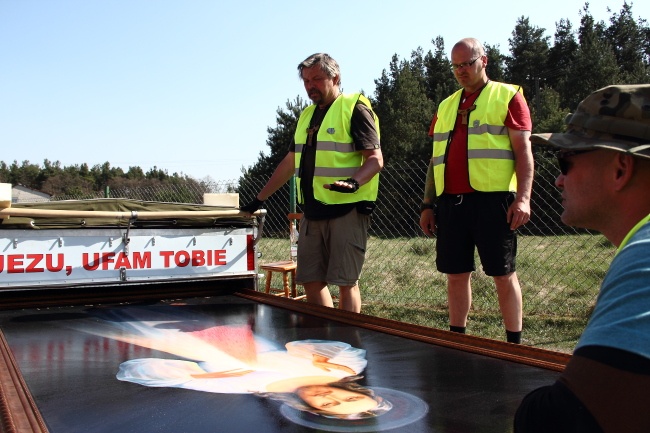 Pielgrzymka obrazu "Jezu, ufam Tobie" Łódż-Rzym