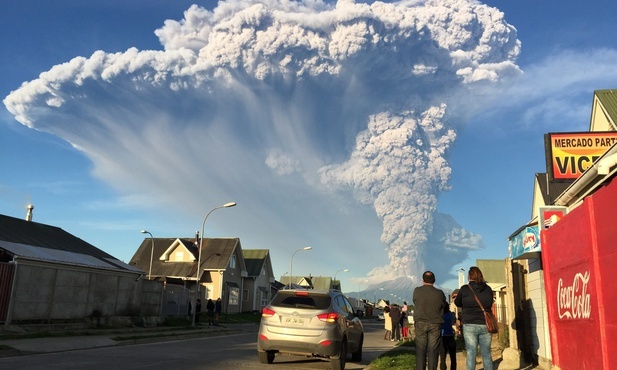 Wulkan Calbuco szaleje