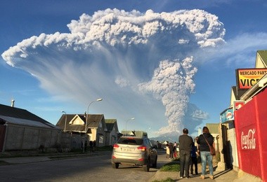 Wulkan Calbuco szaleje