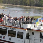 Inauguracja sezonu turystycznej żeglugi śródlądowej na Odrze w Nowej Soli.