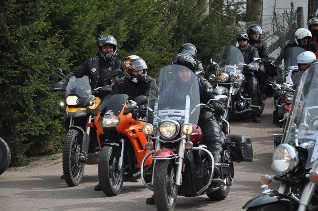 Motocykliści w Suliszewie