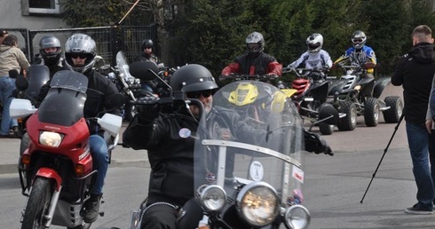 Motocykliści w Suliszewie