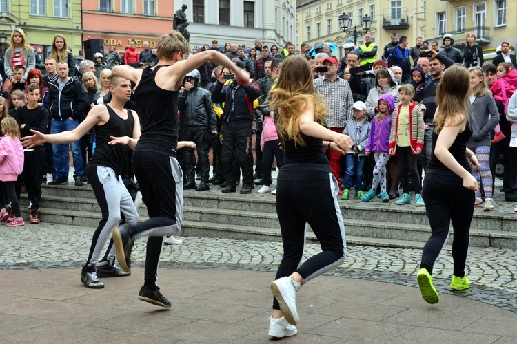 Motocykliści w Nowej Rudzie