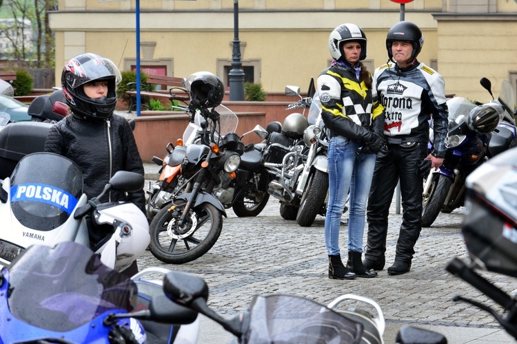 Motocykliści w Nowej Rudzie