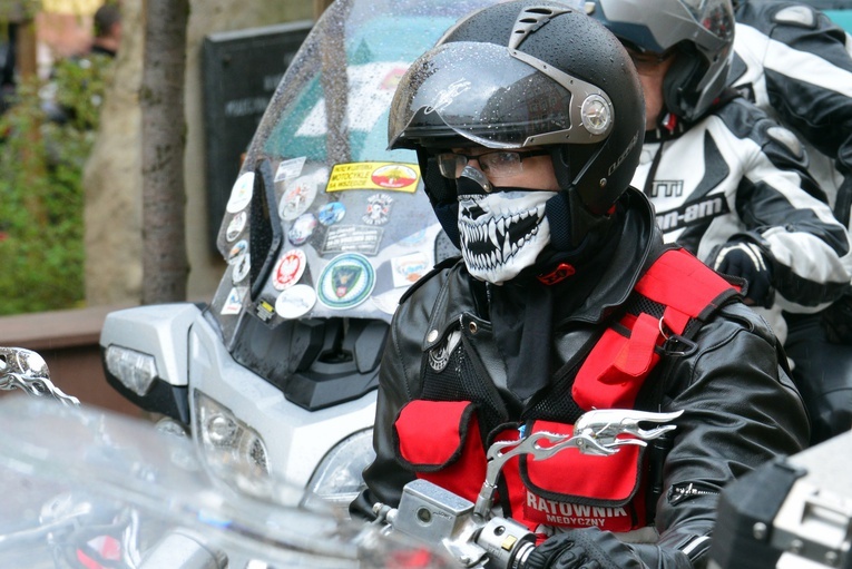 Motocykliści w Nowej Rudzie