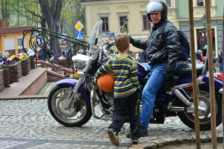 Motocykliści w Nowej Rudzie