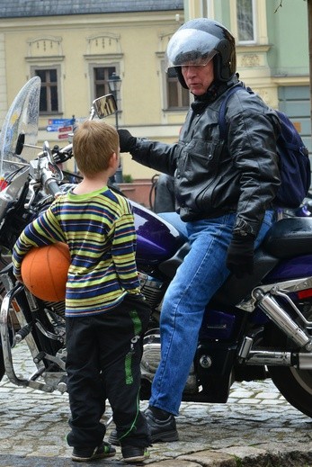 Motocykliści w Nowej Rudzie