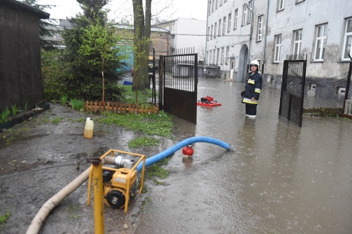 Gwałtowne ulewy nad Polską