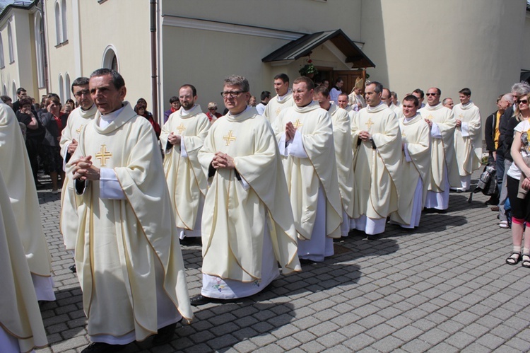 Msza św. pielgrzymów w Hałcnowie