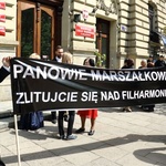 Niemy protest filharmoników krakowskich