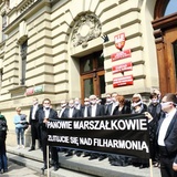 Niemy protest filharmoników krakowskich