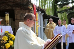 Ks. Mikołaj Szczygieł, głóny przewodnik pielgrzymki