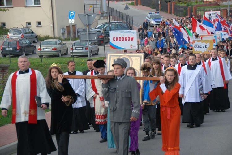 Peregrynacja symboli ŚDM w Osieku