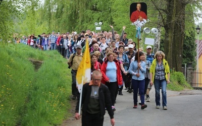 Powitanie grupy św. Bilczewskiego w Malcu