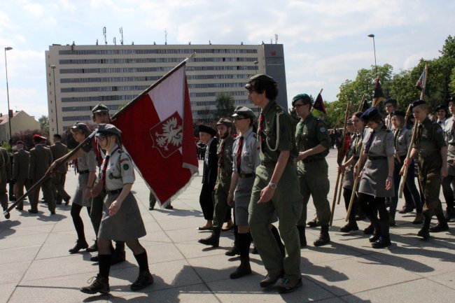 Uroczystości 3 maja w Gliwicach