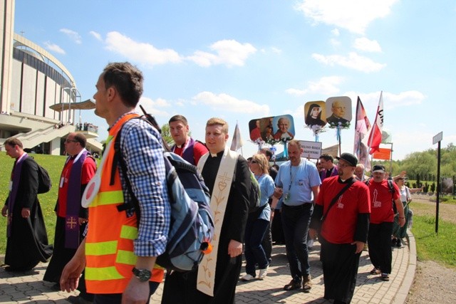 Doszli z Hałcnowa do Łagiewnik po raz trzeci