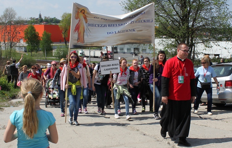 Radość pierwszych kroków w Łagiewnikach!