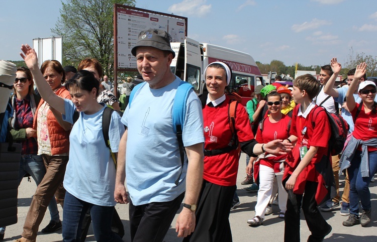 Radość pierwszych kroków w Łagiewnikach!