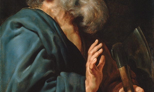 Peter Paul Rubens „Św. Maciej”  olej na desce, 1610–1612 Muzeum Prado, Madryt