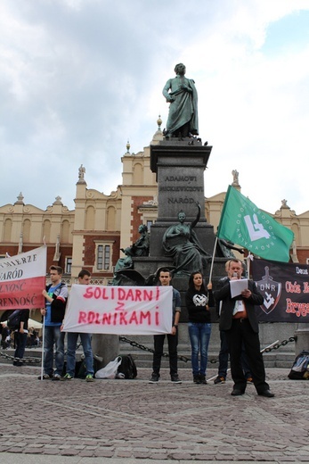 Protest "Solidarni z rolnikami"