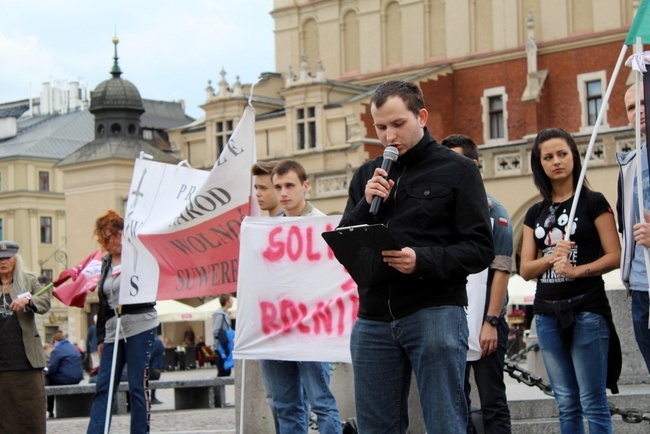 Protest "Solidarni z rolnikami"