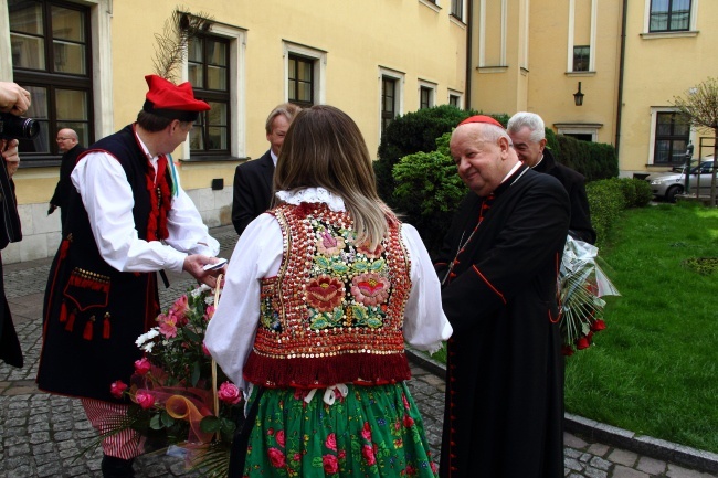 Imieninowa delegacja z Zielonek