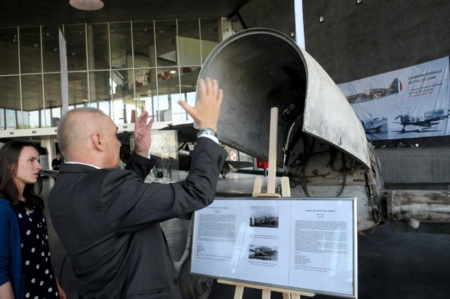 Zabytkowy Caudron w Muzeum Lotnictwa Polskiego