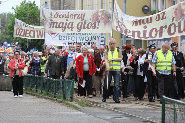 Marsz Seniorów w Gorzowie Wielkopolskim