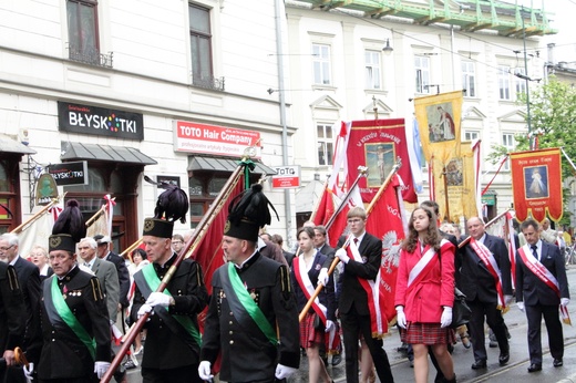 Procesja ku czci św. Stanisława z Wawelu na Skałkę - cz. 1