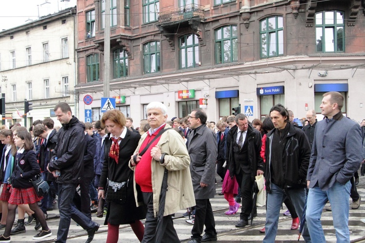 Procesja ku czci św. Stanisława z Wawelu na Skałkę - cz. 1