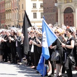 Protest pielęgniarek i położnych na Rynku Głównym