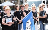 Protest pielęgniarek i położnych na Rynku Głównym