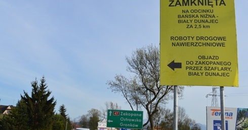 Zakopianka zamknięta do piątku