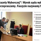 GW przeprasza, ale nie przeprasza