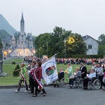 Lourdes, procesja różańcowa