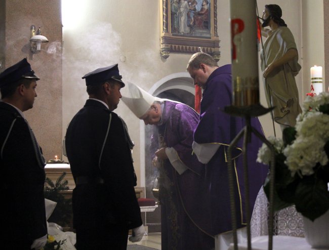 Uroczystości pogrzebowe śp. ks. Antoniego Strzedulli