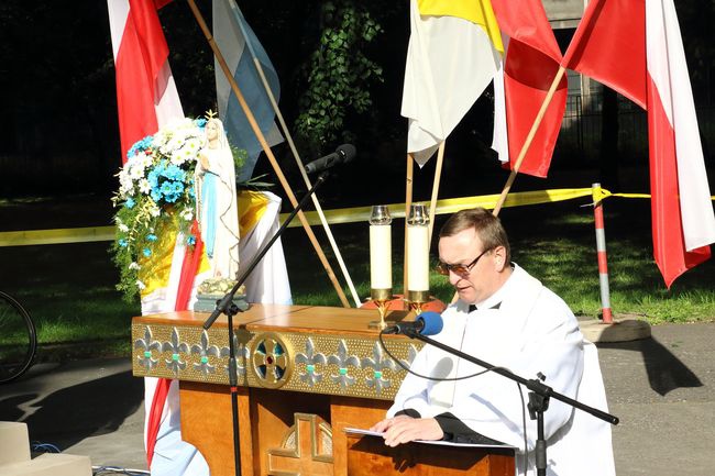 Odsłonięcia pomnika bp. Albina Małysiaka