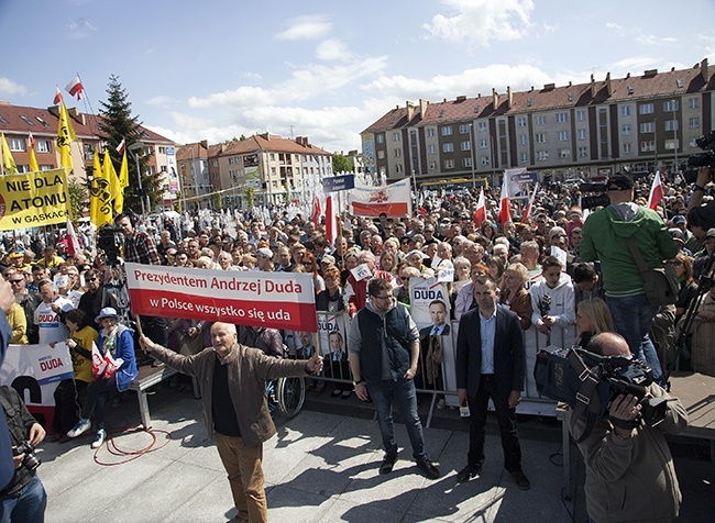 Andrzej Duda w Koszalinie