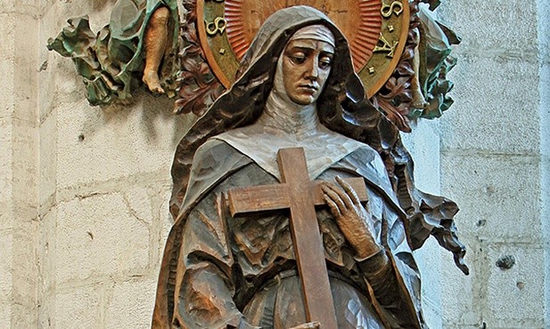 Figura św. Rity z kościoła  św. Katarzyny Aleksandryjskiej w Krakowie 