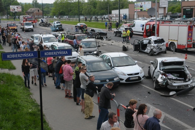 Wypadek na Grota-Roweckiego