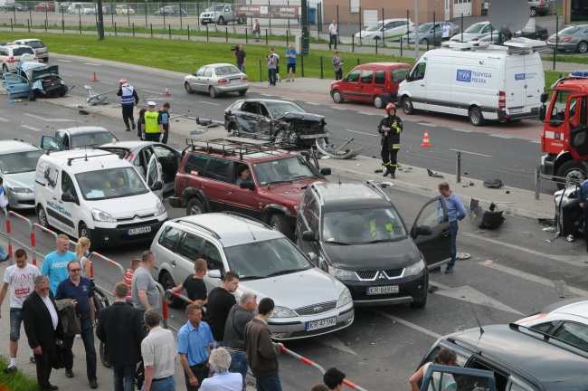 Wypadek na Grota-Roweckiego