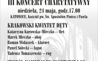 III Koncert Charytatywny Fundacji im. K. Wojtyły, Katowice, 24 maja