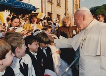 Papież Jan Paweł II z mieszkańcami Żywiecczyzny przed 20 laty