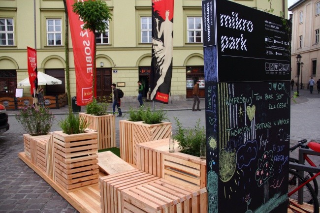 Na Małym Rynku - jeszcze mniejszy park