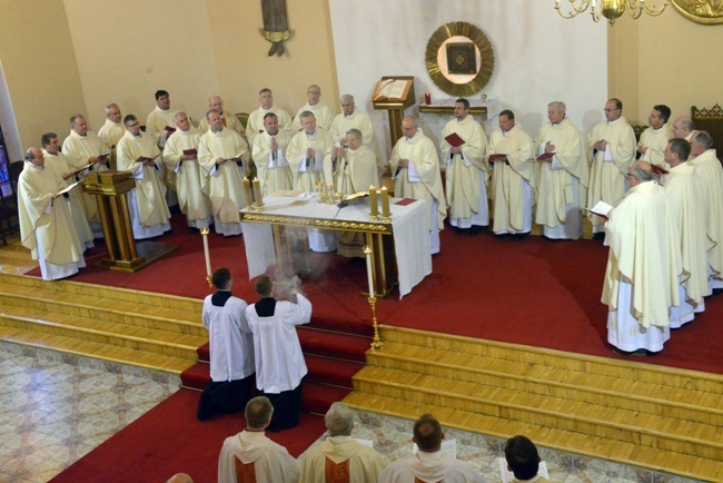 Msza św. srebrnych  jubilatów w Radomiu