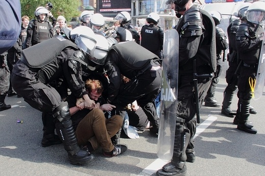 "Marsz równości" i manifestacja narodowców