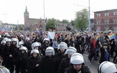 "Marsz równości" i manifestacja narodowców